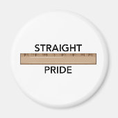 Rechte Pride Magneet (Voorkant)
