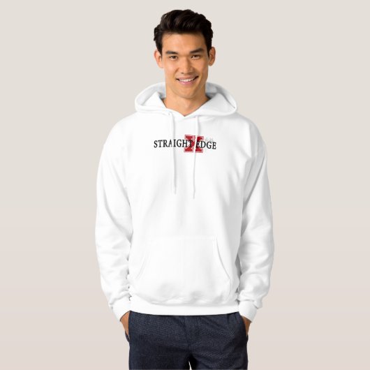 Rechte rand hoodie (Voorkant volledig)