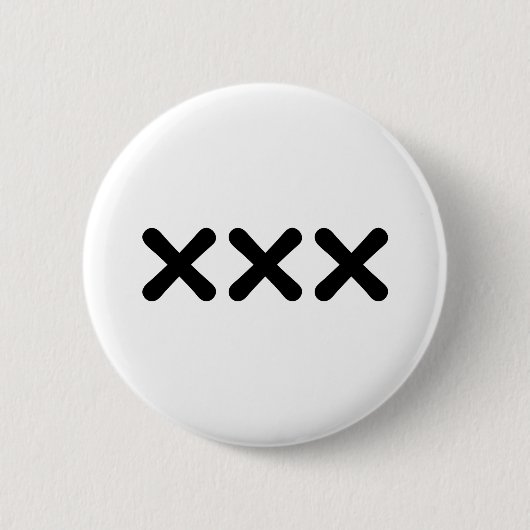 rechte rand - punk ronde button 5,7 cm (Voorkant)