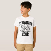 Rechte rand t-shirt (Voorkant volledig)