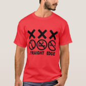 Rechte rand t-shirt (Voorkant)