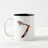 Rechte rechte rand rechte hoogte tweekleurige koffiemok (Links)