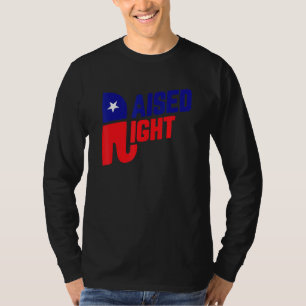 Rechte republikeinse olifant Zuidelijke Republiek T-shirt