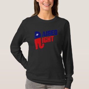 Rechte republikeinse olifant Zuidelijke Republiek T-shirt