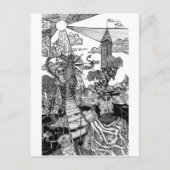 Rechte richting briefkaart (Voorkant)