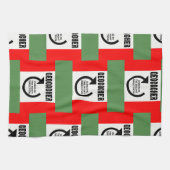 Rechte richting theedoek (Horizontaal)