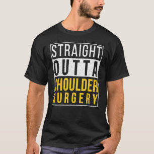 Rechte schouder-schouderoperatie herstellen t-shirt