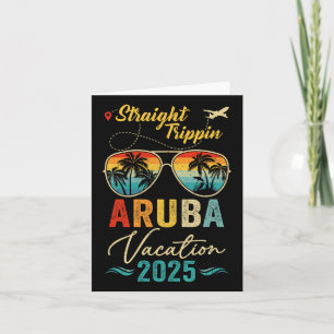 Rechte Trip Aruba 2025 Familie Zomer Vakantie Kaart