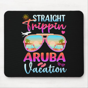 Rechte Trippin Aruba 2025 Strand Zomer Vakantie Muismat