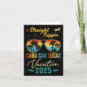 Rechte Trippin Cabo San Lucas 2025 Familie Zomer Kaart (Voorkant)