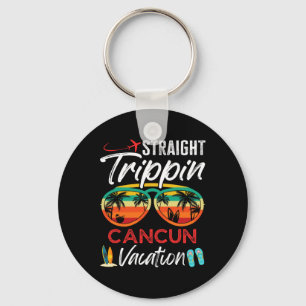 Rechte Trippin Cancun Mexico koppels Familie Vaca Sleutelhanger