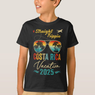 Rechte Trippin Costa Rica 2025 Familie Zomer Vac T-shirt