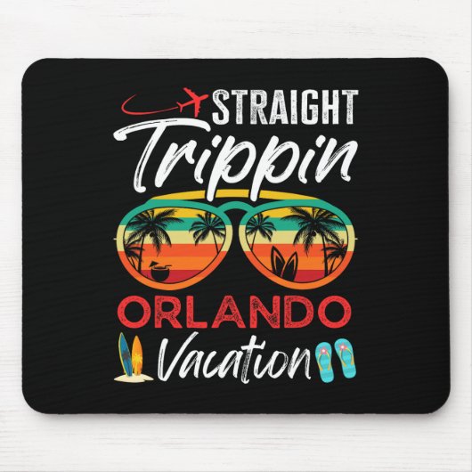 Rechte Trippin Orlando Paren Familie Vakantie G Muismat (Voorkant)