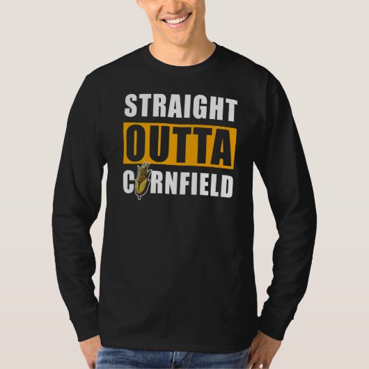Rechte uit Cornfield maïs T-shirt (Voorkant)