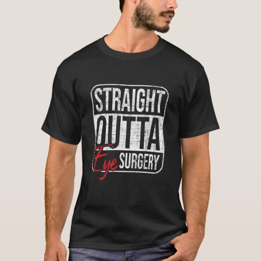 Rechte uitta Oogchirurgie Glaucoma Oogaandoeningen T-shirt (Voorkant)