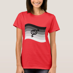 RECHTE VLAG DIE MET SYMBOOL ZWAAIT T-SHIRT