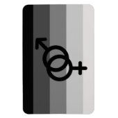 RECHTE VLAG ORIGINEEL MET SYMBOOL - PNG.PNG MAGNEET (Verticaal)