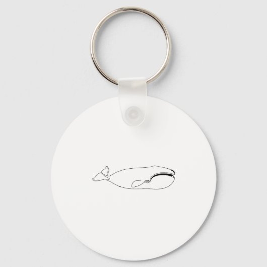 Rechte walvis (zonder titel) sleutelhanger (Voorkant)