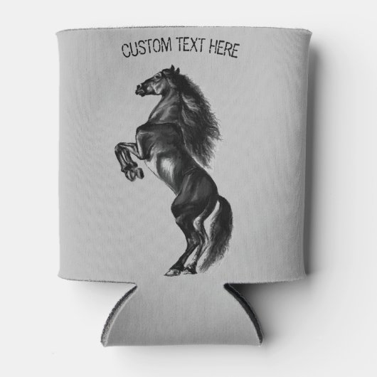 Rechte Wild Horse Koelbox met aangepaste tekst Blikjeskoeler (Voorkant)