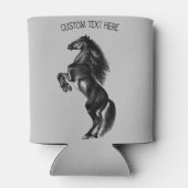 Rechte Wild Horse Koelbox met aangepaste tekst Blikjeskoeler (Achterkant)