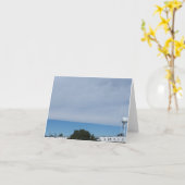 Rechte witte wolken kaart (Gele Bloem)