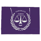 Rechten Afgestudeerd aan de Rechtenfaculteit Groot Cadeauzakje (Achterkant)