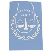 Rechten Afgestudeerd aan de Rechtenfaculteit Medium Cadeauzakje (Voorkant)