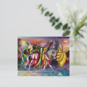 RECHTEN IN DE NACHT BRIEFKAART (Staand voorkant)