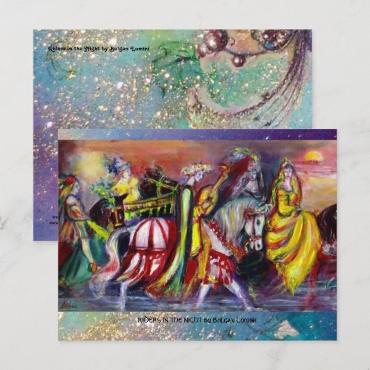 RECHTEN IN DE NACHT BRIEFKAART (Voorkant / Achterkant)