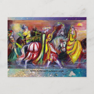 RECHTEN IN DE NACHT BRIEFKAART