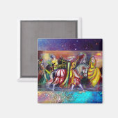 RECHTEN IN DE NACHT MAGNEET (Voorkant / Achterkant)