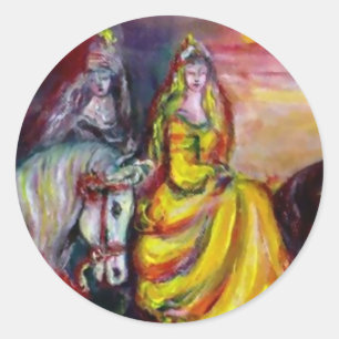 RECHTEN IN DE NACHT RONDE STICKER