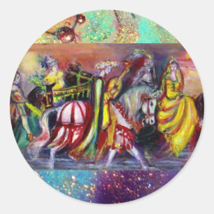 RECHTEN IN DE NACHT RONDE STICKER