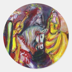 RECHTEN IN DE NACHT RONDE STICKER