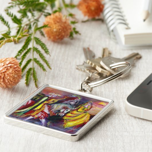 RECHTEN IN DE NACHT SLEUTELHANGER (Zijkant)