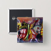 RECHTEN IN DE NACHT VIERKANTE BUTTON 5,1 CM (Voorkant /achterkant)