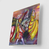 RECHTEN IN DE NACHT VIERKANTE KLOK (Hoek)