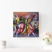 RECHTEN IN DE NACHT VIERKANTE KLOK (Huis)