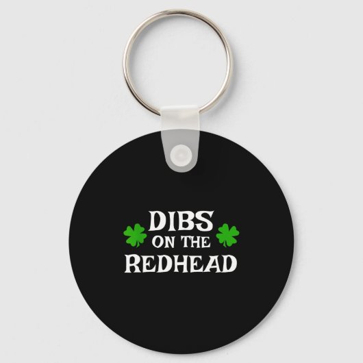 Rechten op de roodharige Funny St. Patrick's Day I Sleutelhanger (Voorkant)
