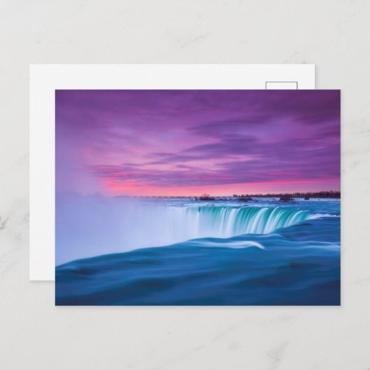 Rechten op Niagara-Herfsten Briefkaart (Voorkant / Achterkant)