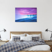 Rechten op Niagara-Herfsten Canvas Afdruk (Insitu (Slaapkamer))