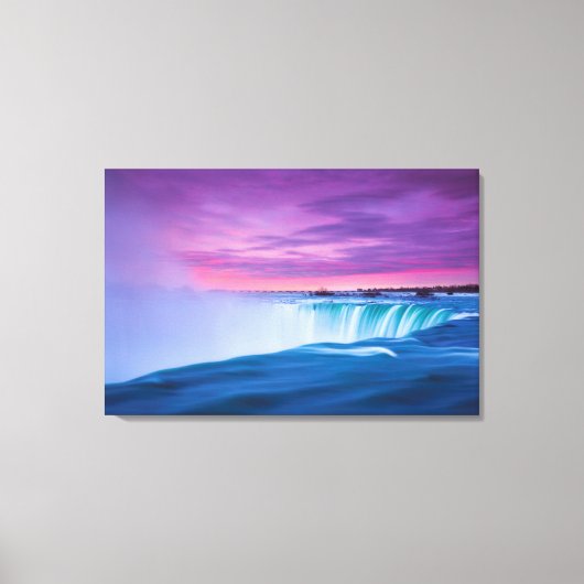 Rechten op Niagara-Herfsten Canvas Afdruk (Voorkant)