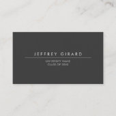 RECHTEN STUDENT MODERN VISITEKAARTJE CONTACTKAARTJE (Voorkant)