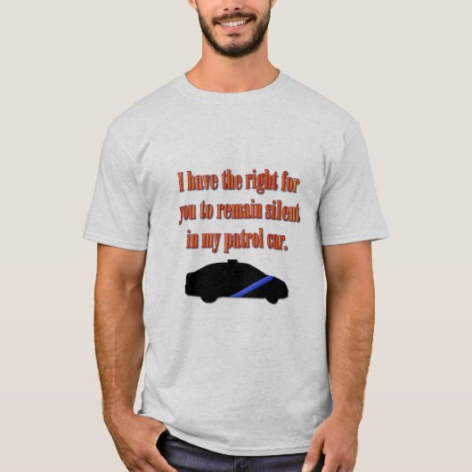 Rechten van de ambtenaar t-shirt (Voorkant)