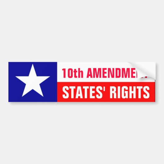 Rechten van de staten bumpersticker (Voorkant)
