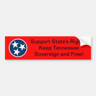 Rechten van de Tennessee-Staat Bumpersticker