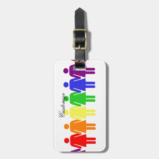 Rechten van de vrouw 2017 LGBTQIA Bagagelabel (Voorkant verticaal)