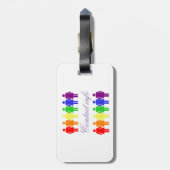 Rechten van de vrouw 2017 LGBTQIA Bagagelabel (Achterkant verticaal)