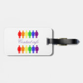 Rechten van de vrouw 2017 LGBTQIA Bagagelabel (Achterkant horizontaal)