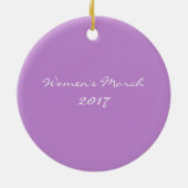 Rechten van de vrouw 2017 LGBTQIA Keramisch Ornament (Achterkant)